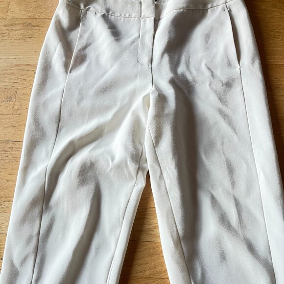 BCBGMAXAZRIA OFF WHITE DRESSY PANTS SIZE 10 - Picture 4 of 6